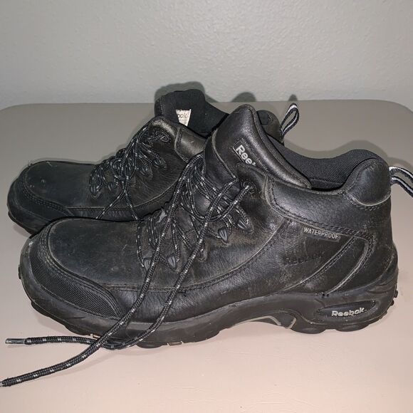 Reebok Tiahawk Work Boots Black Waterproof Mens Size 10 Black - Picture 3 of 7